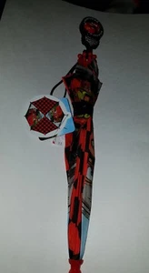 Toddler Boys Disney Pixar Cars Light Year Red & Black Rain Umbrella Ages 3+ - Picture 1 of 3
