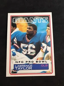 1983 Topps Lawrence Taylor #133 SCHARFE ECKEN/KANTEN! SAUBER! HOF NEUWERTIG! - Bild 1 von 6