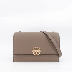 Tory Burch Miller Shoulder Bag Portobello Gray OS - Picture 1 of 12