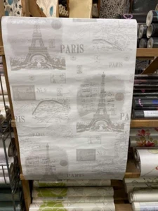 debona impressions wallpaper paris charcoal 1258 - Picture 1 of 9