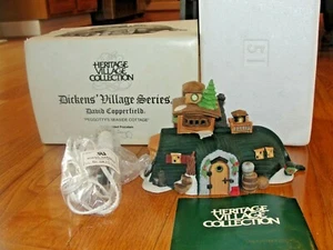 Dept 56 Dickens Village "PEGGOTTY'S SEASIDE COTTAGE" 5550-6 David Copperfield  - Picture 1 of 2