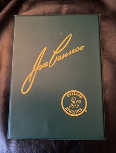 1989 JOSE CANSECO 20 CARD LIMITED EDITION CARD SET BOOK With Talking  Card Disc
