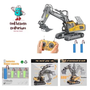 Remote Control Excavator Toy for 6-12 yr Boys, Best Birthday Gifts for Kids 4... - Picture 1 of 10