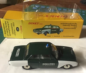 Dinky toys atlas Ford Taunus Polizeiwagen Réf: 551 - Foto 1 di 6