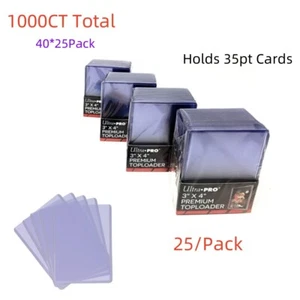 1000ct Ultra PRO 3"x4" Premium Toploaders For Standard 35pt Trading Sport Cards - Picture 1 of 5