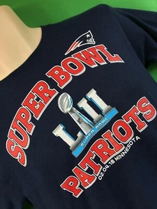 NFL New England Patriots Super Bowl LII L/S T-Shirt Youth Medium Neu mit Etikett - Bild 1 von 3