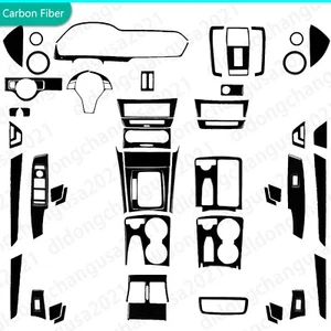 Kits de 62 piezas de molduras interiores completas para piano negro brillante para Benz Clase C W204 2012-2014 - Imagen 1 de 7