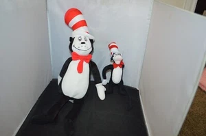 Kohls Cares Dr. Suess Approx 20" &8" The Cat In The Hat Stuffed Animal Plush Q5 - Picture 1 of 3