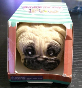 NEW Squishy Stretchy PUG DOG (2.5" to 6.5") Rubber Fidget Sensory Toy - Picture 1 of 3