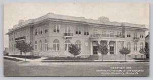 Hershey Bar Sized Postcard 3.3ss Hershey Inn Apartments Hershey Chocolate Co. - Picture 1 of 2