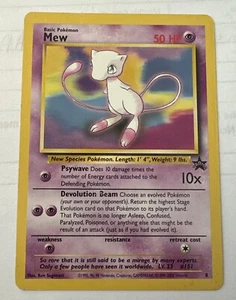 Mew Pokemon Card WOTC Black Star Promo CGC 7 2000 League - Picture 1 of 4