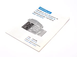 Mamiya M645 120 Roll Film Holder N Instructions Manual - UK Dealer - Picture 1 of 3