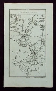 ULSTER, ANTRIM, LOUGH NEAGH, BALLYMENA, antique road map, Taylor & Skinner, 1783 - Picture 1 of 4