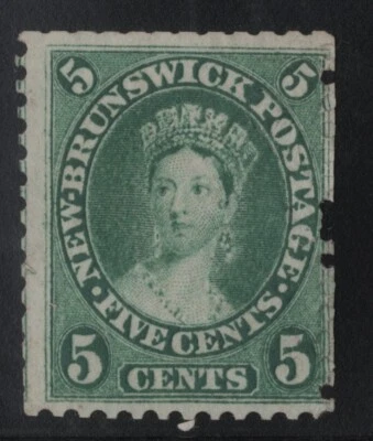 #8 New-Brunswick Canada mint no gum - Image 1 of 2