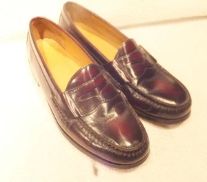 Cole-Haan Cordovan Leather Slip On Penny Loafer US 8.5M Quite Good - Picture 1 of 8