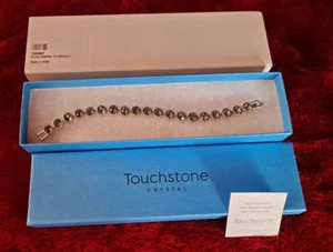 Touchstone Crystal Black Diamond Ice Bracelet By Swarovski  - Picture 1 of 6
