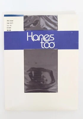 Hanes Too Stockings Silky Opaque Brown Size AB Small New Vintage - Image 1 of 4