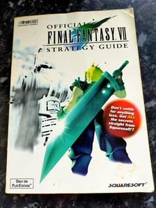 Final Fantasy VII 7 Brady Games Softcover Official Strategy Guidebook PS1 RARE - Picture 1 of 3