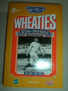 NY Yankees Babe Ruth 4" Figure, Card & Medallion Wheaties Box Starting Lineup - Picture 1 of 3