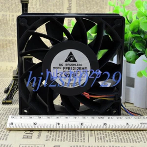 1pc Delta FFB1212EHE 3A 12V 12cm 12038 4-wire Double Ball Cooling Fan - Picture 1 of 4