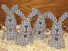 Farmhouse Decor 4 Floppy Rabbits Bowl Fillers Handmade Easter Wreath Accents