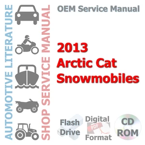 2013 Arctic Cat Snowmobiles Complete Service Manual - Picture 1 of 1