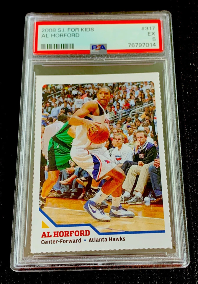 AL HORFORD ROOKIE 2007-08 Sports Illustrated Kids SI Atlanta Hawks Celtics PSA 5 - Image 1 of 2