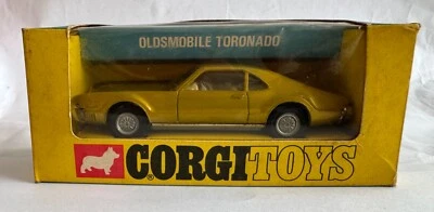 CORGI - 276 OLDSMOBILE TORONADO GOLD - 'GOLDEN JACKS'  GREAT COND. 60s ORIGINAL - Image 1 of 4