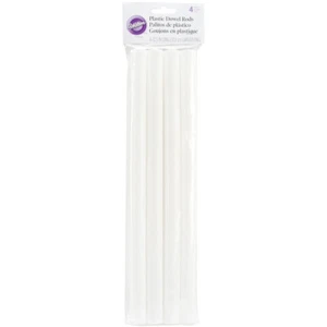 Wilton Plastic Dowel Rods 4/Pkg-12.5" - Picture 1 of 1
