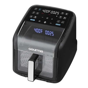 7-QT Digital Air Fryer w/ Panoramic View, Holographic Display, & 12 Presets - Picture 1 of 12