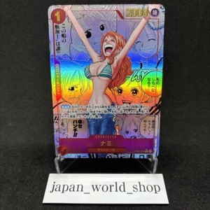 ONE PIECE Card Game Nami OP01-016 Manga Alt Art Parallel The Best Japanese - Picture 1 of 6