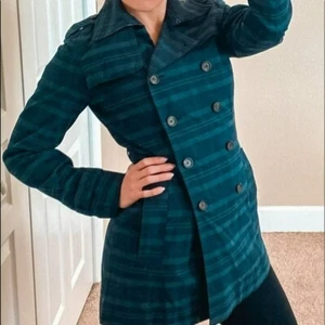 Trench cappotto Banana Republic novità a quadri blu taglia S - Foto 1 di 8