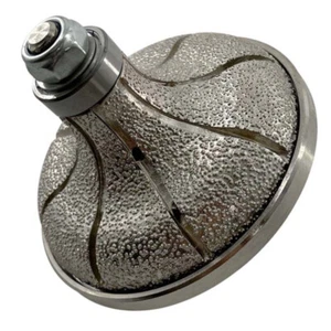 Rueda de perfil manual Ogee diamante para pulidores y amoladoras angulares - Imagen 1 de 11
