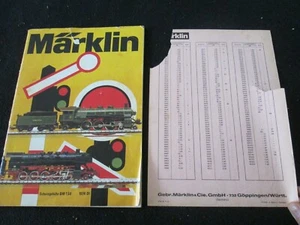 1974 Marklin HO Miniclub Modellbahn Lok Katalog Deutsche Broschüre Preise - Bild 1 von 11