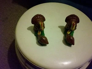 Vintage 2er Set Pflege Truthahn Buchstützen - Bild 1 von 2