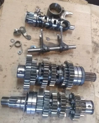 Kawasaki 454 LTD 1985 EN450 transmisión horquilla de cambio tambor eje de transmisión 1985-1990??? Foto 1 de 4