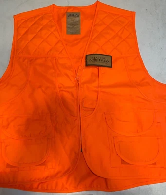 Master Sportsman Blaze Orange Rugged Outdoor Gear L LARGE Safety-Hunting Vest - Image 1 of 4