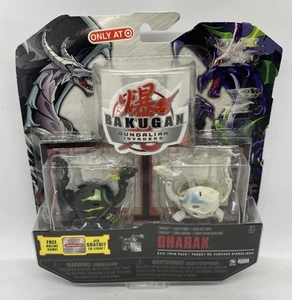 Bakugan Gundalian Invaders DHARAK Evil Twin 2-Pack Brand New 2010 Target! - Picture 1 of 4