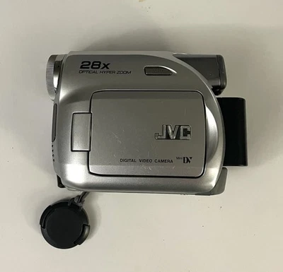 JVC GR-D347U Camcorder 28x Optical Zoom Digital Camera No Charger UNTESTED - Image 1 of 4