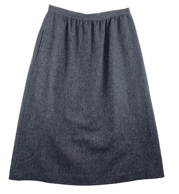 VTG Evan Picone Women's 12 Skirt ILGWU Wool Blend Pockets Lined Career Preppy - Image 1 of 4