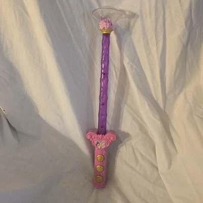 Disney Princesa Luces Encantadas Sonidos Varita Maguf Juguete Cetro Rapunzel Belle  Foto 1 de 4