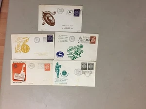 Five '50 Israel special covers with pictures - Picture 1 of 1