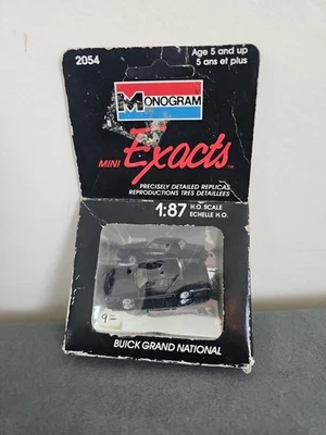 Vintage Monogram 1987 Buick Grand National 1:87 H.O. Scale Mini Exacts 2054 - Image 1 of 4