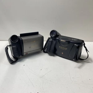 Sharp Viewcam Hi8 Camcorder Set of 2 - Picture 1 of 8
