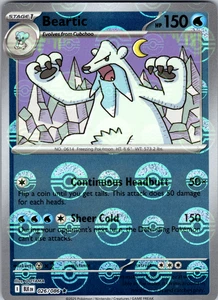 Beartic Pokeball Pattern 026/086 SV: Black Bolt Rare - NM - Picture 1 of 2