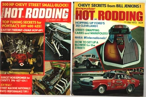 Lote de 4 ediciones de revistas Hot Rodding 1973-1974-2004 - Imagen 1 de 4