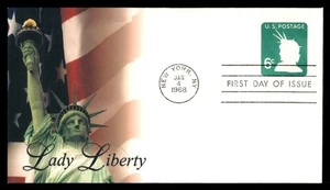 MayfairStamps US FDC 1968 New York Lady Liberty Statue of Liberty First Day Cove - Picture 1 of 2