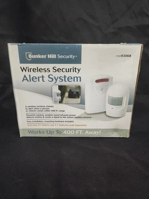 Bunker Hill Security Wireless Driveway Alert System New Range 400 Ft. Infrared  - Image 1 of 4