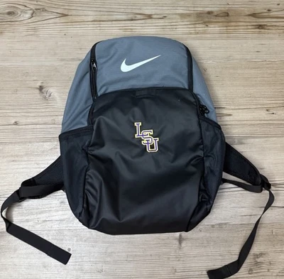 2023 LSU Tigers Nike  Game Used Nike Backpack Bag #20 - Image 1 of 4