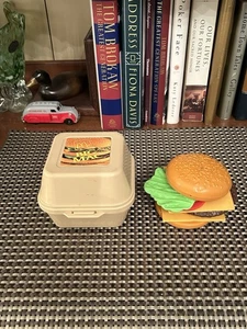 Vintage Fisher Price (1988) McDonald's Play Food Big Mac Playset ***INCOMPLETE** - Picture 1 of 12